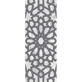 Yurtbay Seramik Bergama Selçuklu 25x65 cm Gri Fon Dekor