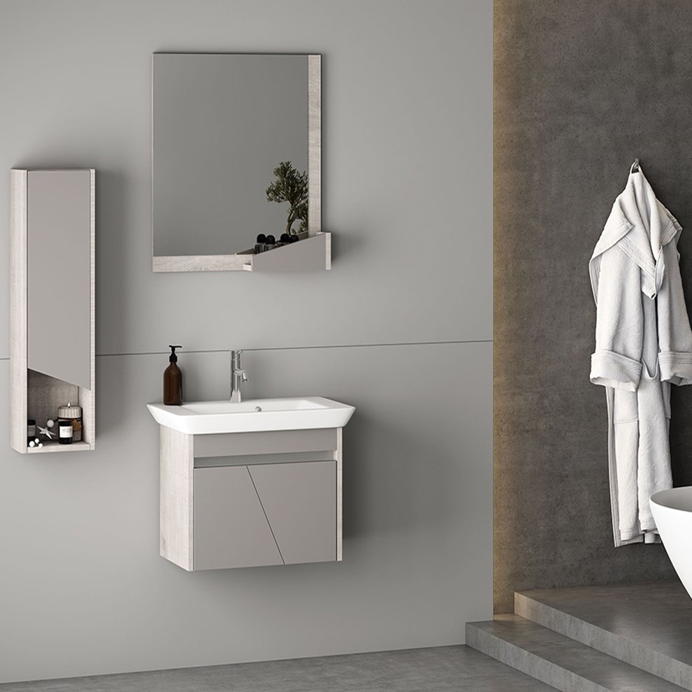 Nplus Santa 55 cm Lavabo Alt Dolabı - Banyotrendy