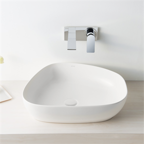 VitrA Outline 56 Cm Beyaz Asimetrik Lavabo - Banyotrendy