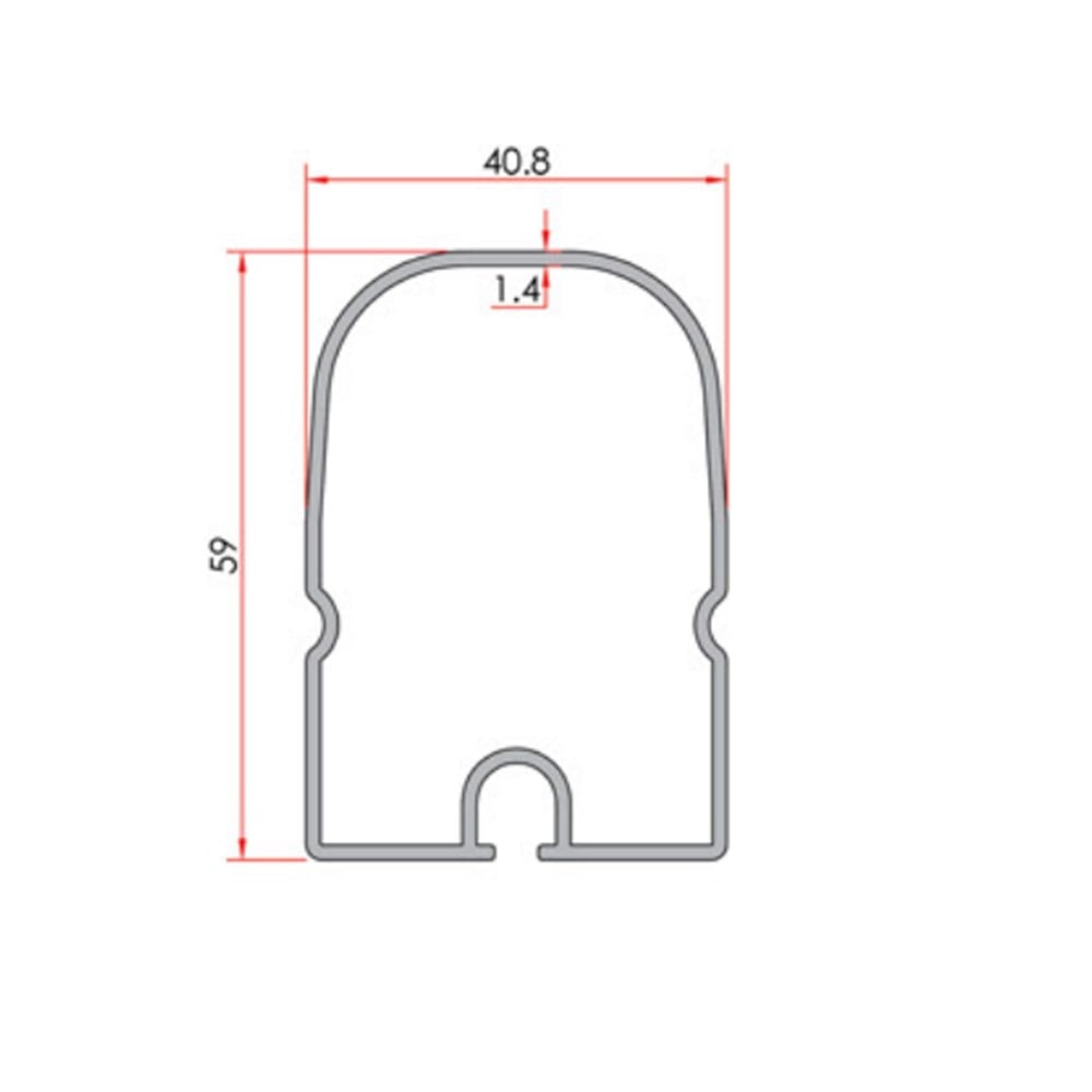 ALUMİNYUM TENTE İNCE KUMAŞ TAŞIYICI PROFİL