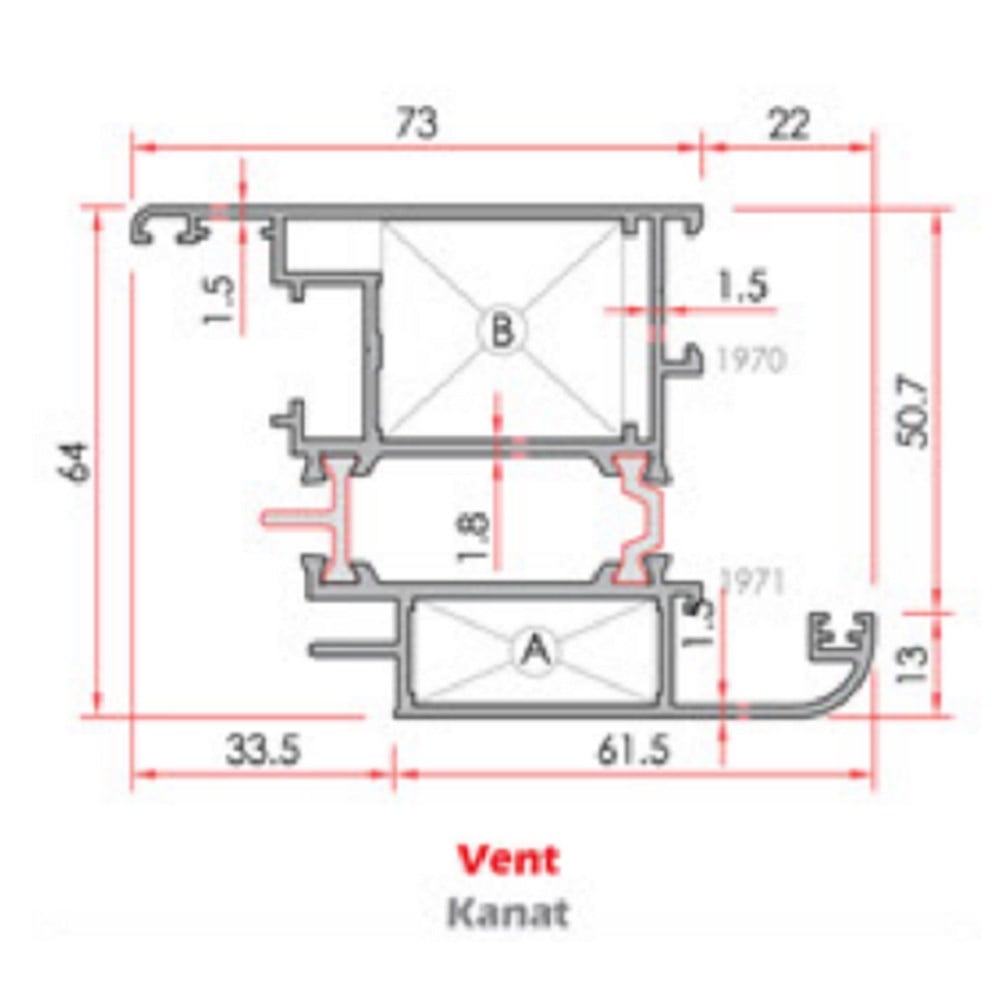 AWR64 KAPI KANAT PROFİLİ