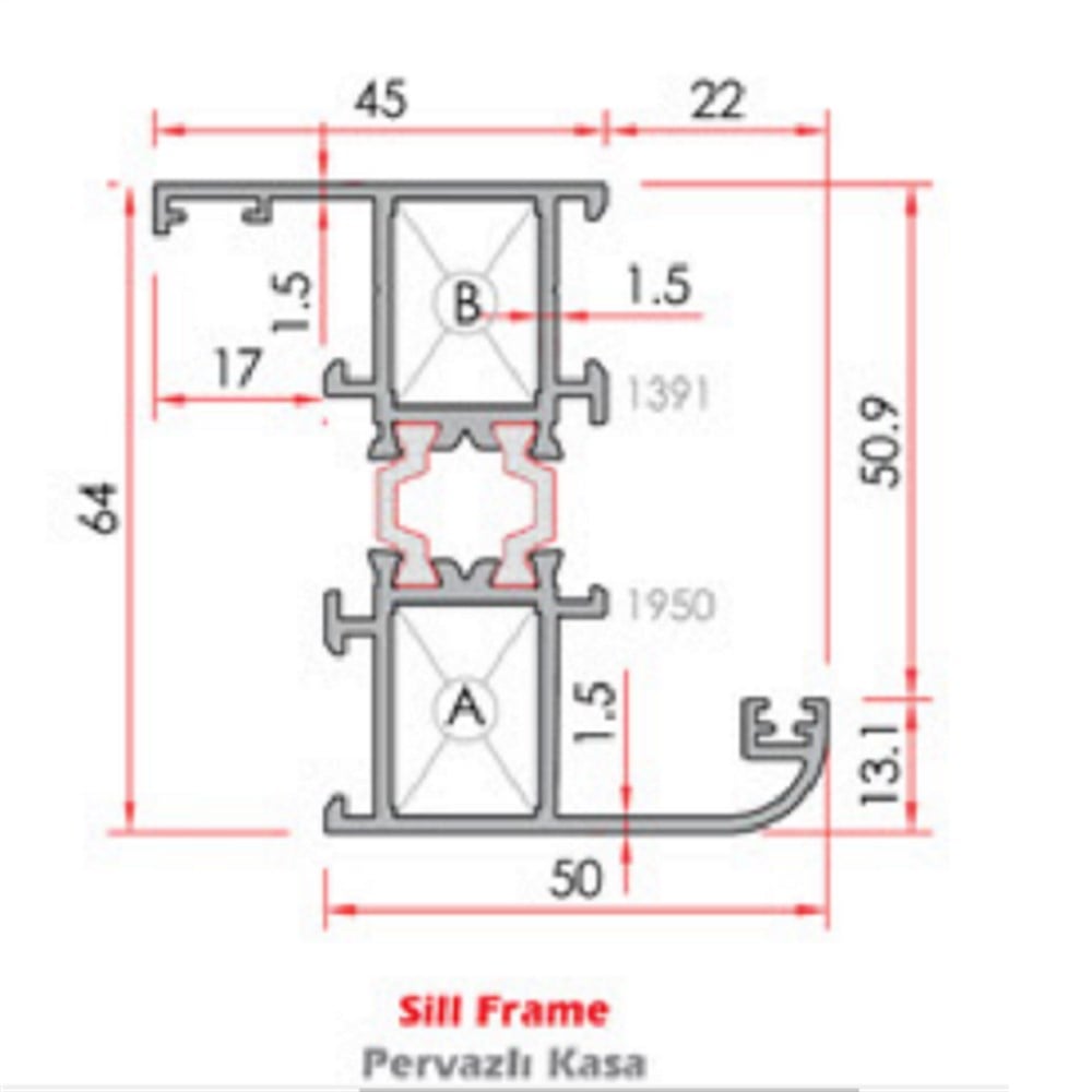 AWR64 PERVAZLI DAR KASA PROFİLİ