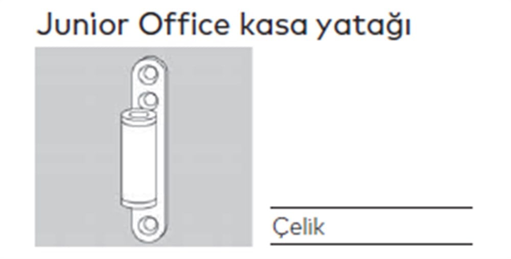CAM KAPI MENTEŞE kasa yatağı  DORMA JUNIOR 