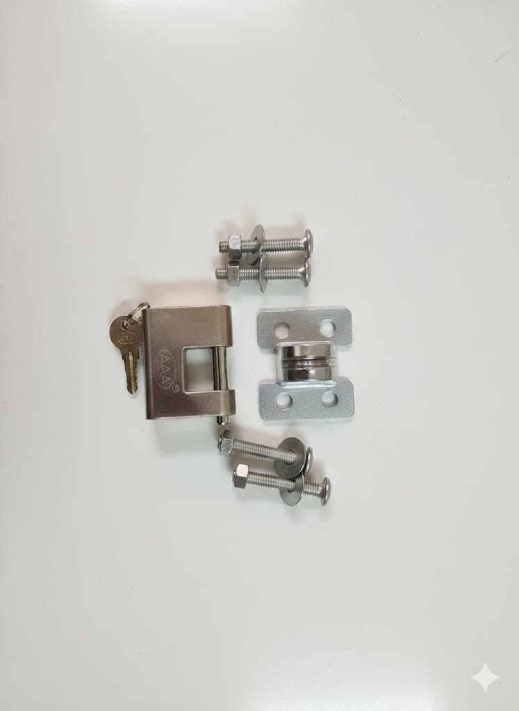 FOTOSELLİ KAPI EMNİYET APARATI - YASSI ASMA KİLİTL