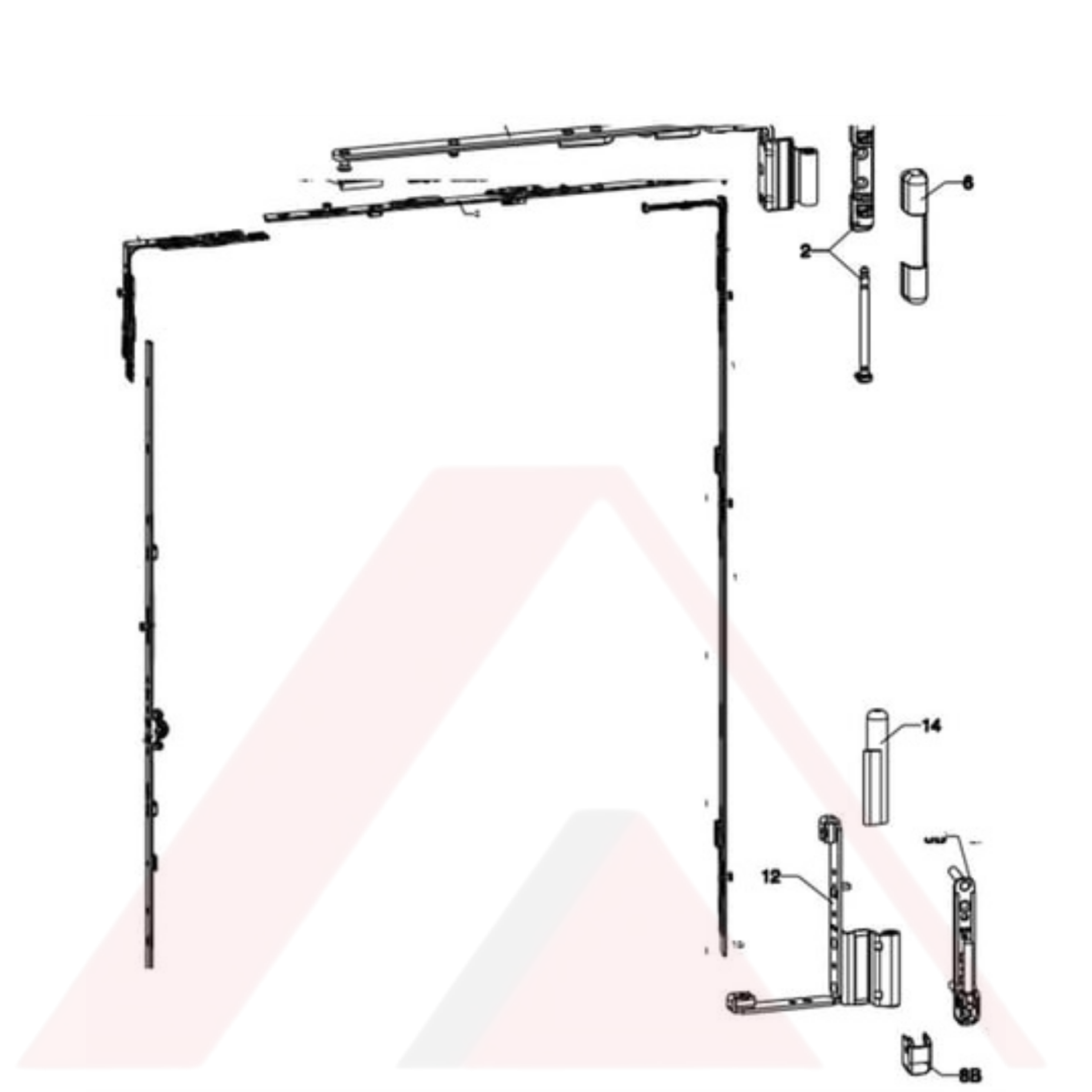G-U Eurojet Ahşap için Çift Açılım Takım