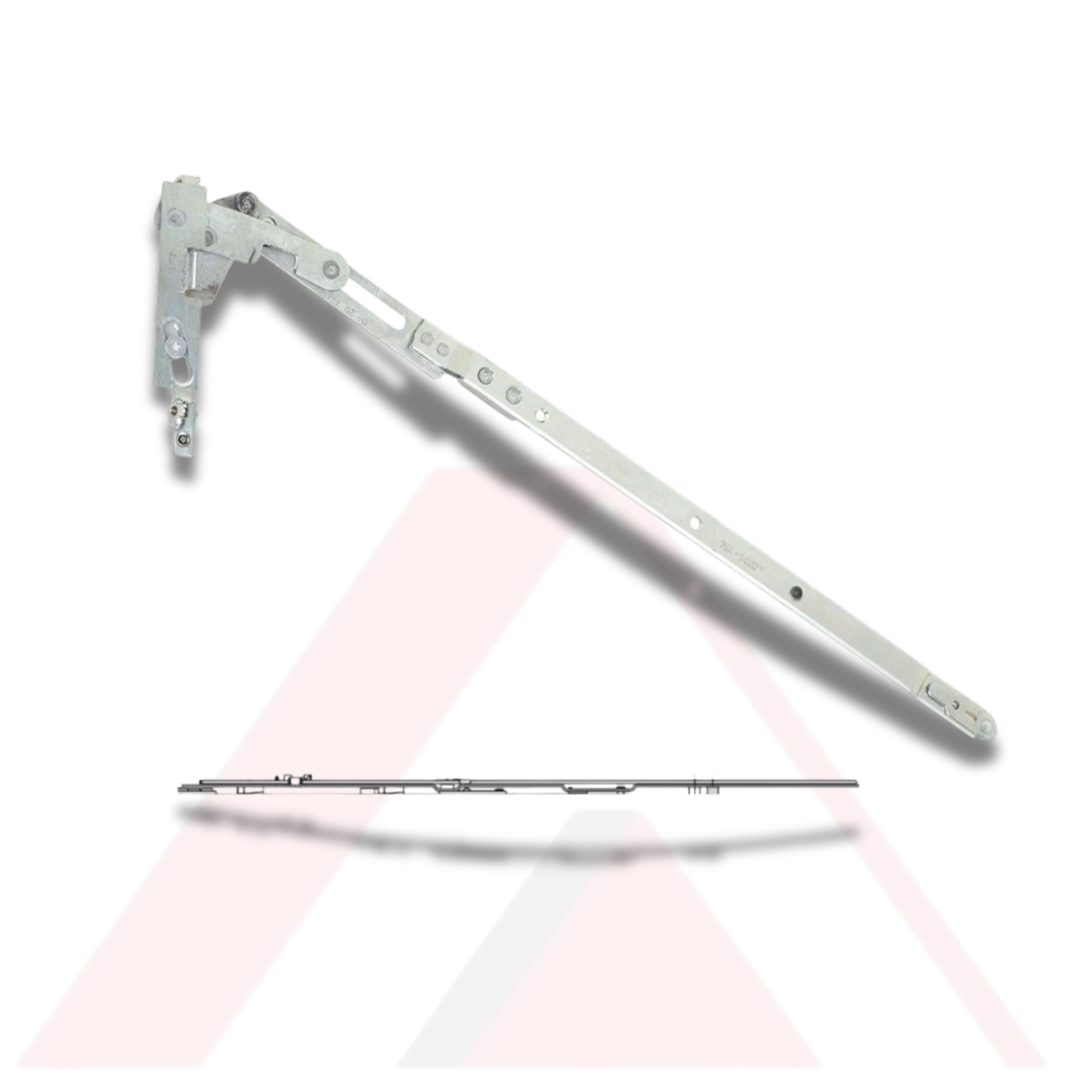 GİZLİ ÇİFT AÇILIM UNI-JET CC KASA-KANAT MAKAS 9 MM 751-1400