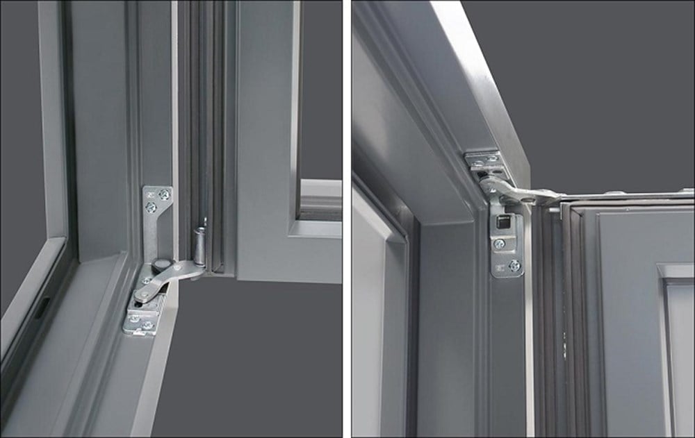 Gizli Tek Açılım Menteşe Seti (Alt Üst)