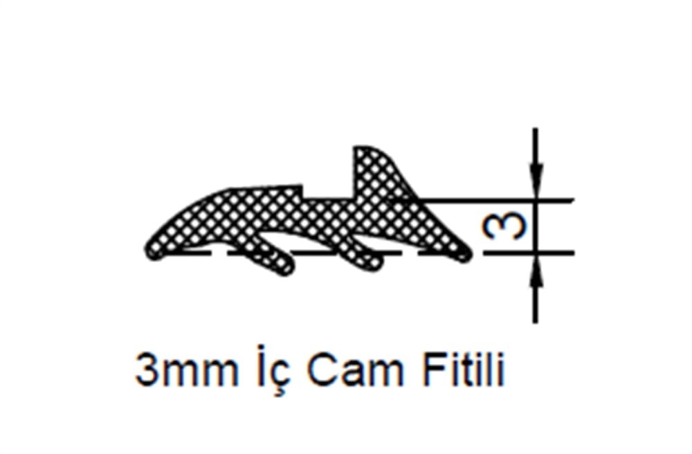 İç Cam Fitili 3 mm