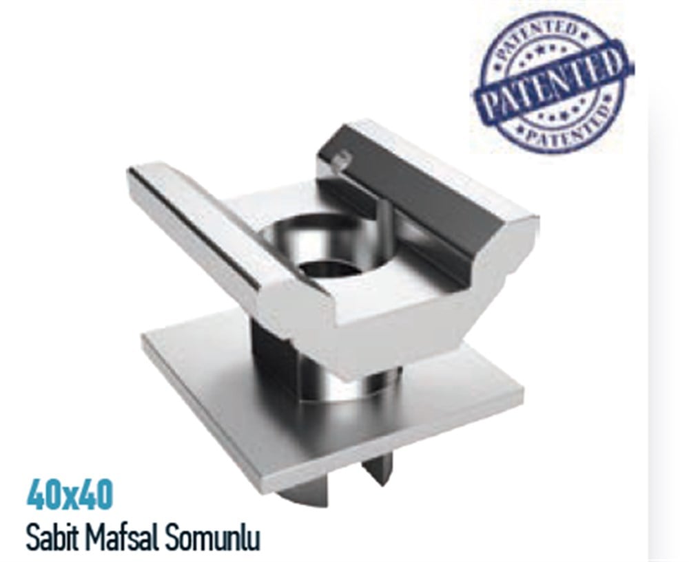 40x40 SABİT MAFSAL SOMUNLU