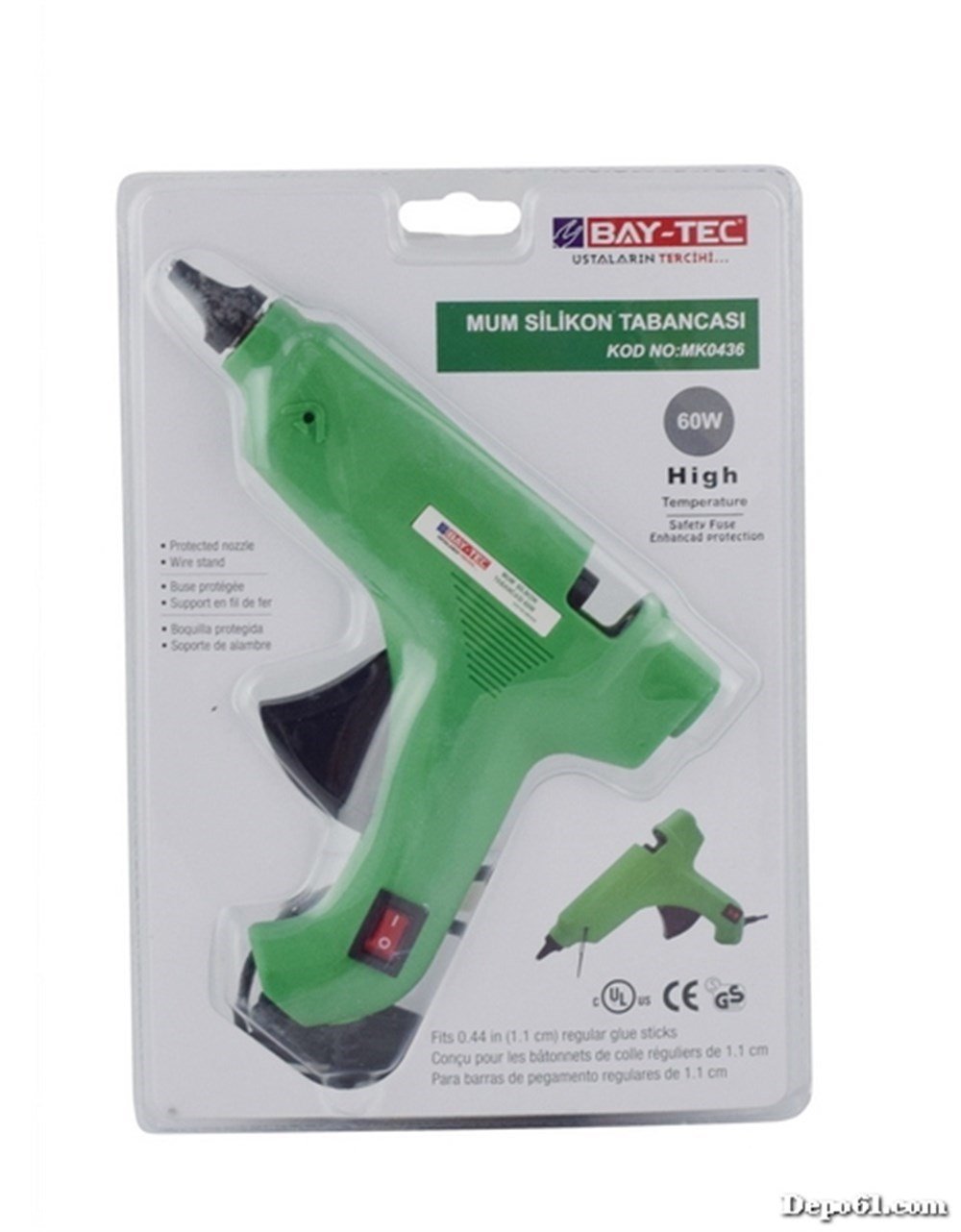 MUM SİLİKON TABANCASI 60 WAT BAY-TEC