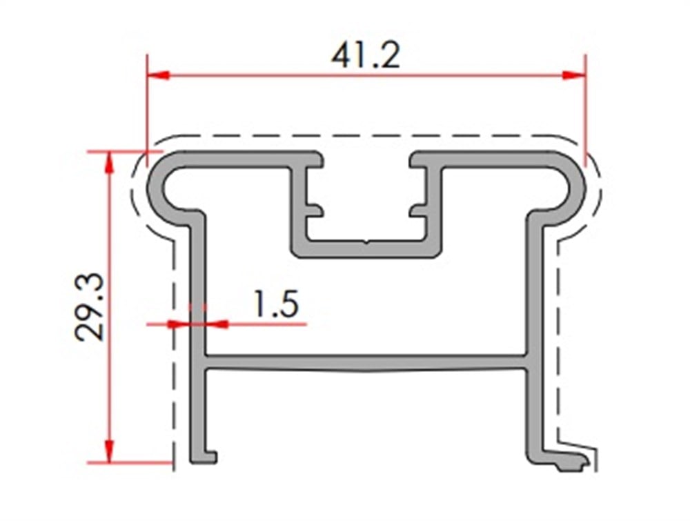 AKS122 SÜRME RAY PROFİLİ