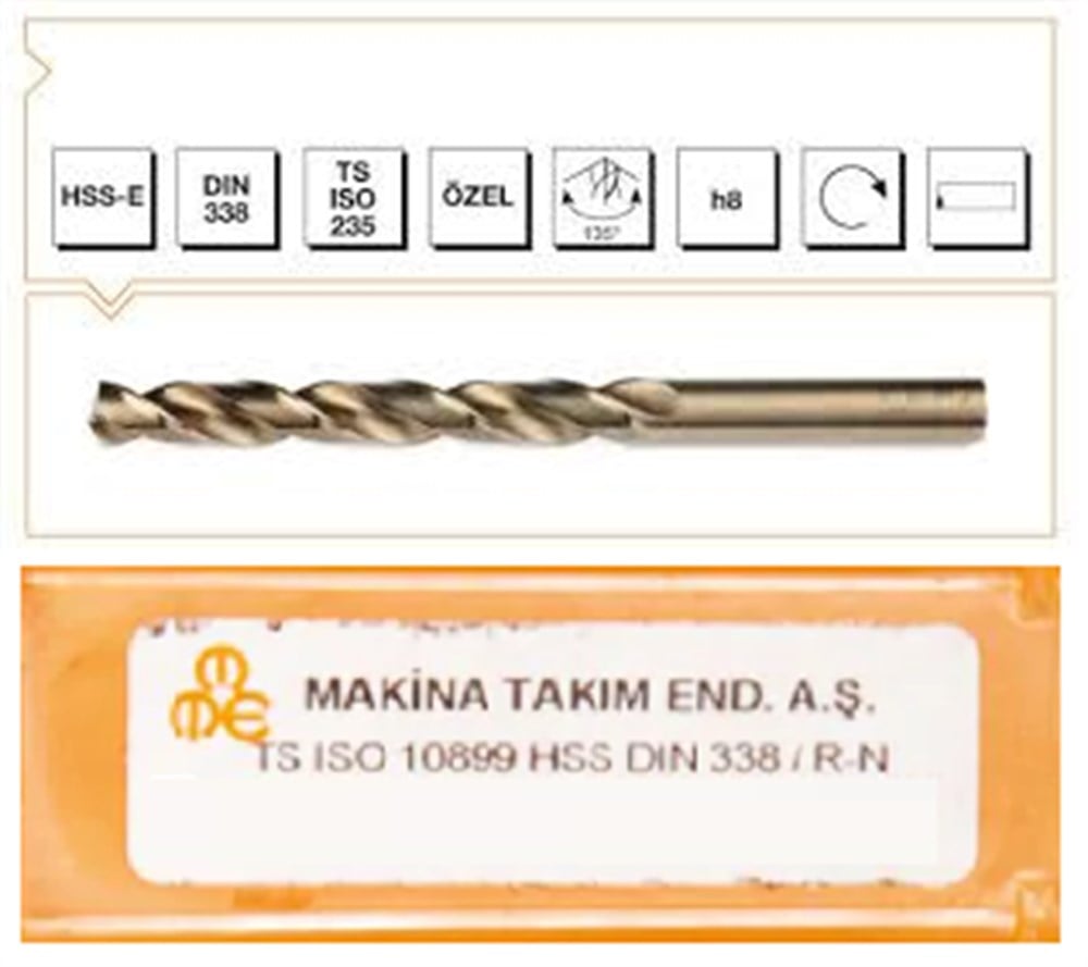 MTE HSS MATKAP UCU METAL DELİM 