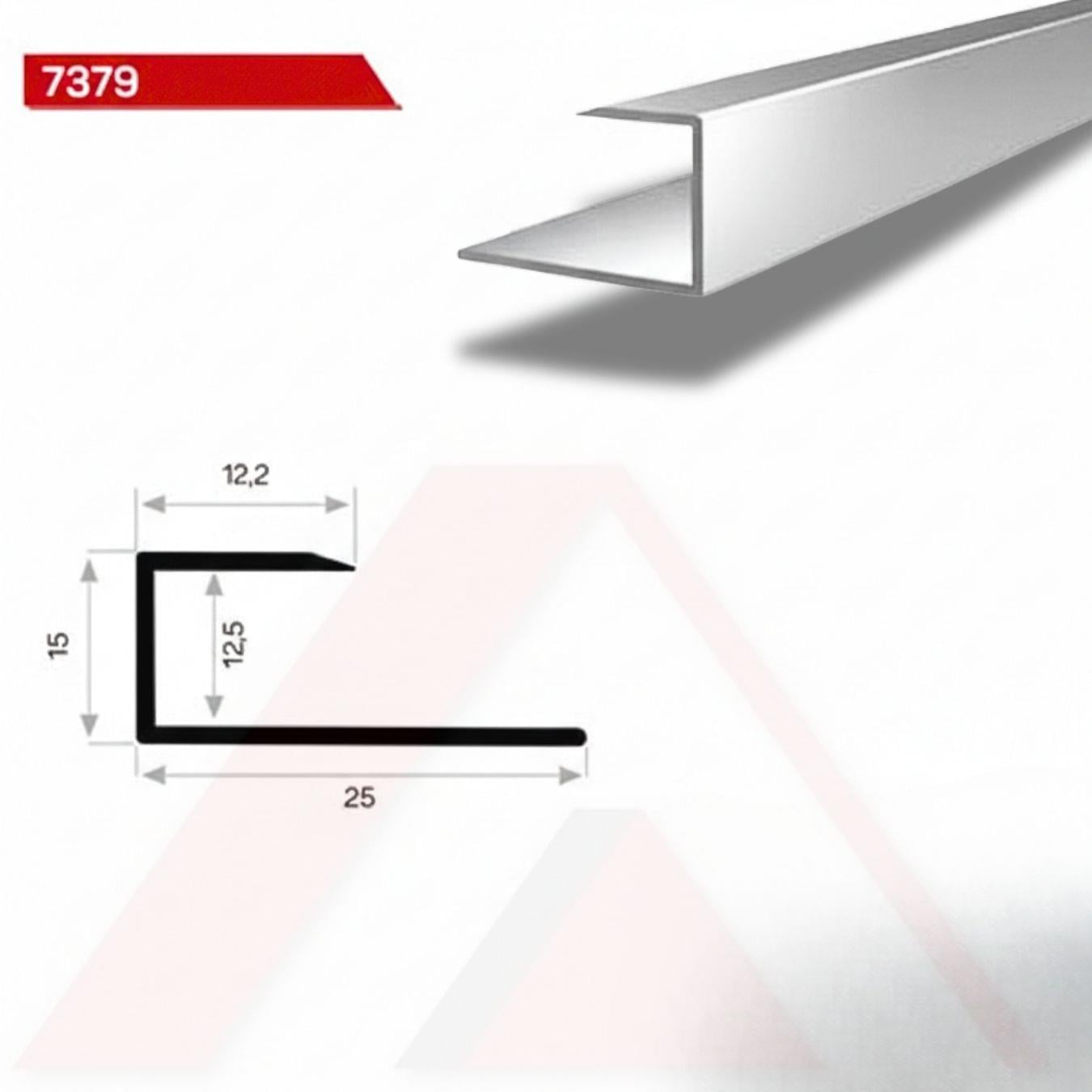 PARKE BİTİM PROFİLİ 12,5 mm