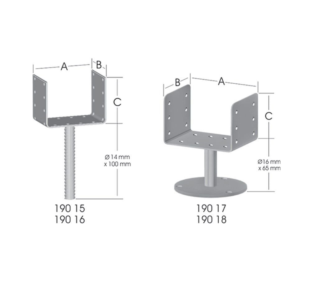 PERGOLA  AYAĞI EKO TABLALI 2 mm