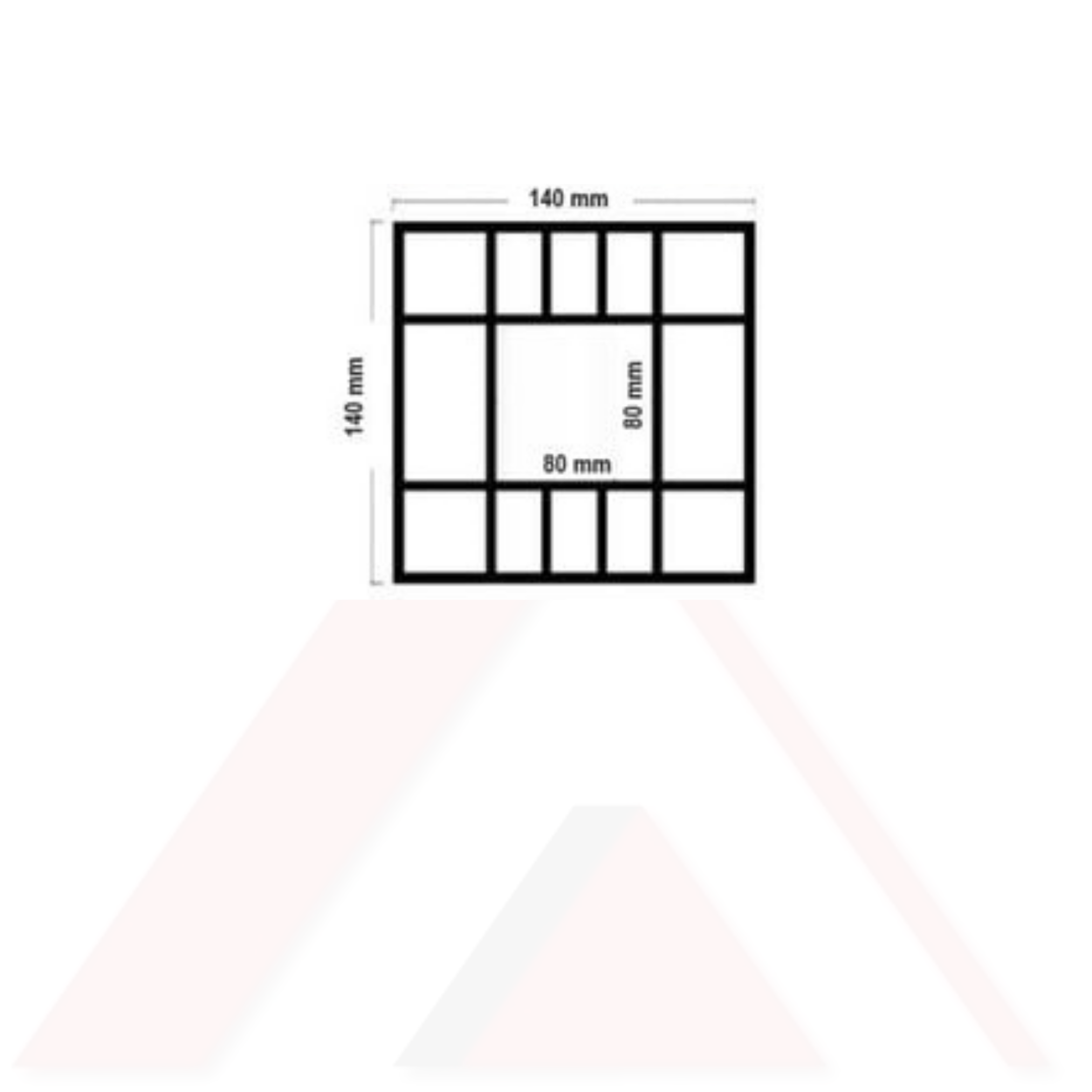 PERGOLA DİREK PVC PROFİLİ 140X140