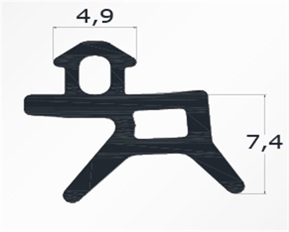 PVC PENCERE KASA KANAT FİTİL SİYAH