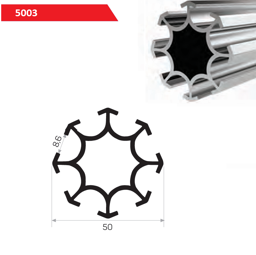RAF PROFİLİ KANALLI 5003