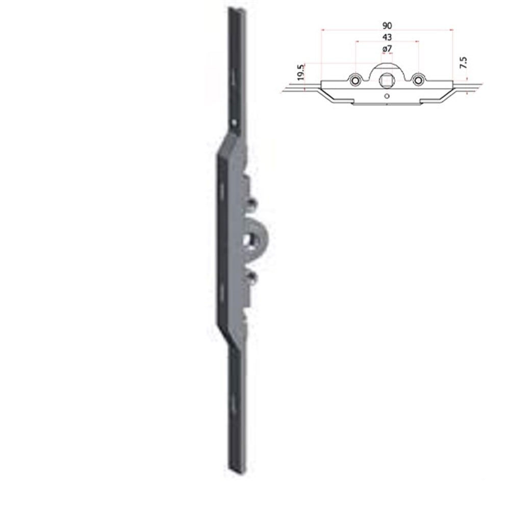 SÜRME İSPANYOLET 7,5 mm Göbek
