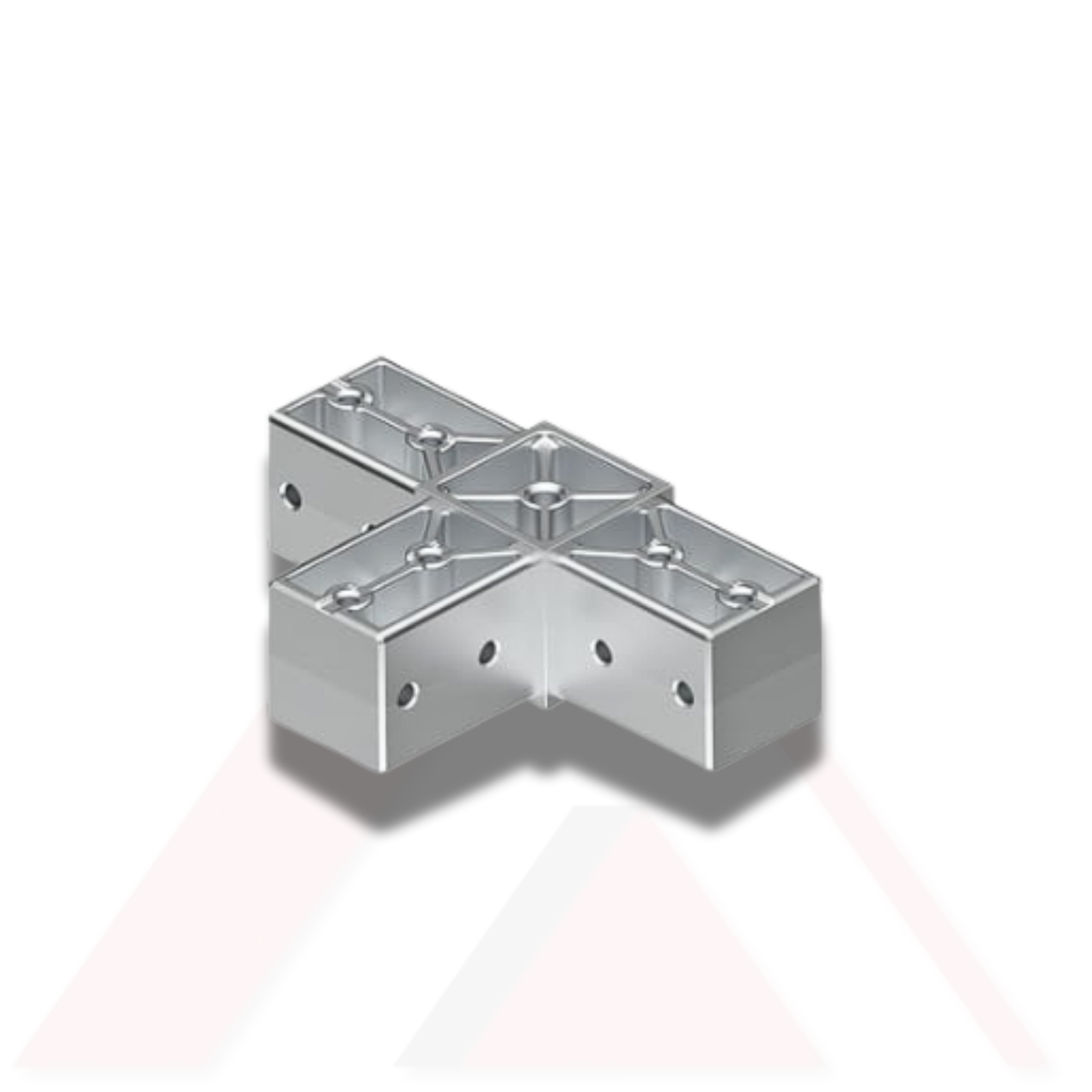 ÜÇ YÖNLÜ T TİPİ KÖŞE BAĞLANTI ALUMİNYUM DÖKÜM