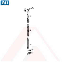 G-U ALU-JET 6060 KİLİTLEME TAKIMI