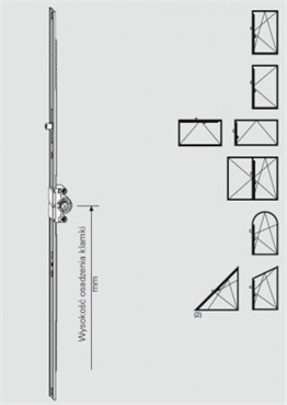 ROTO NT Ç.A. İSPANYOLET 2001-2400 mm