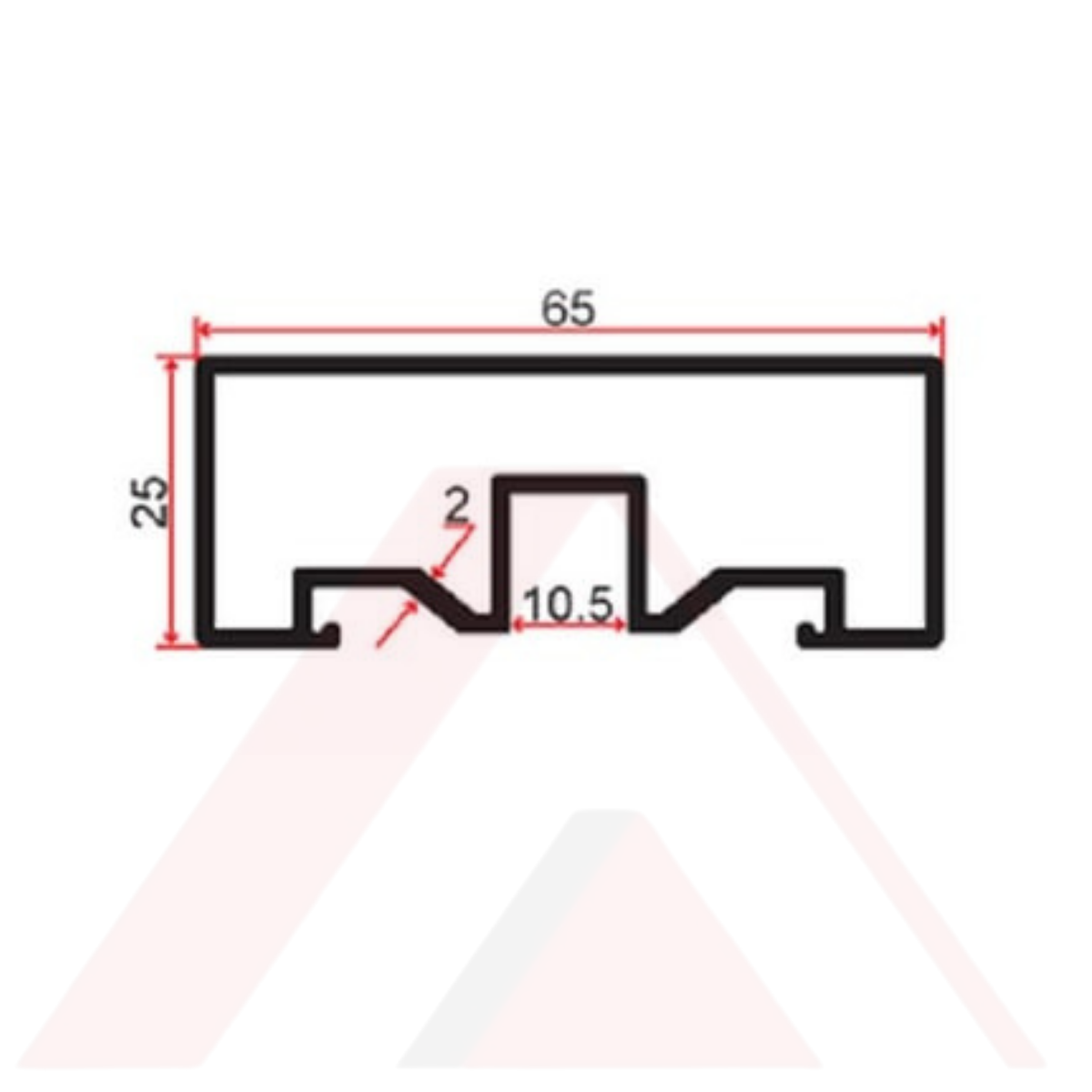60X25 KARE ORTADAN CAMLI KÜPEŞTE 