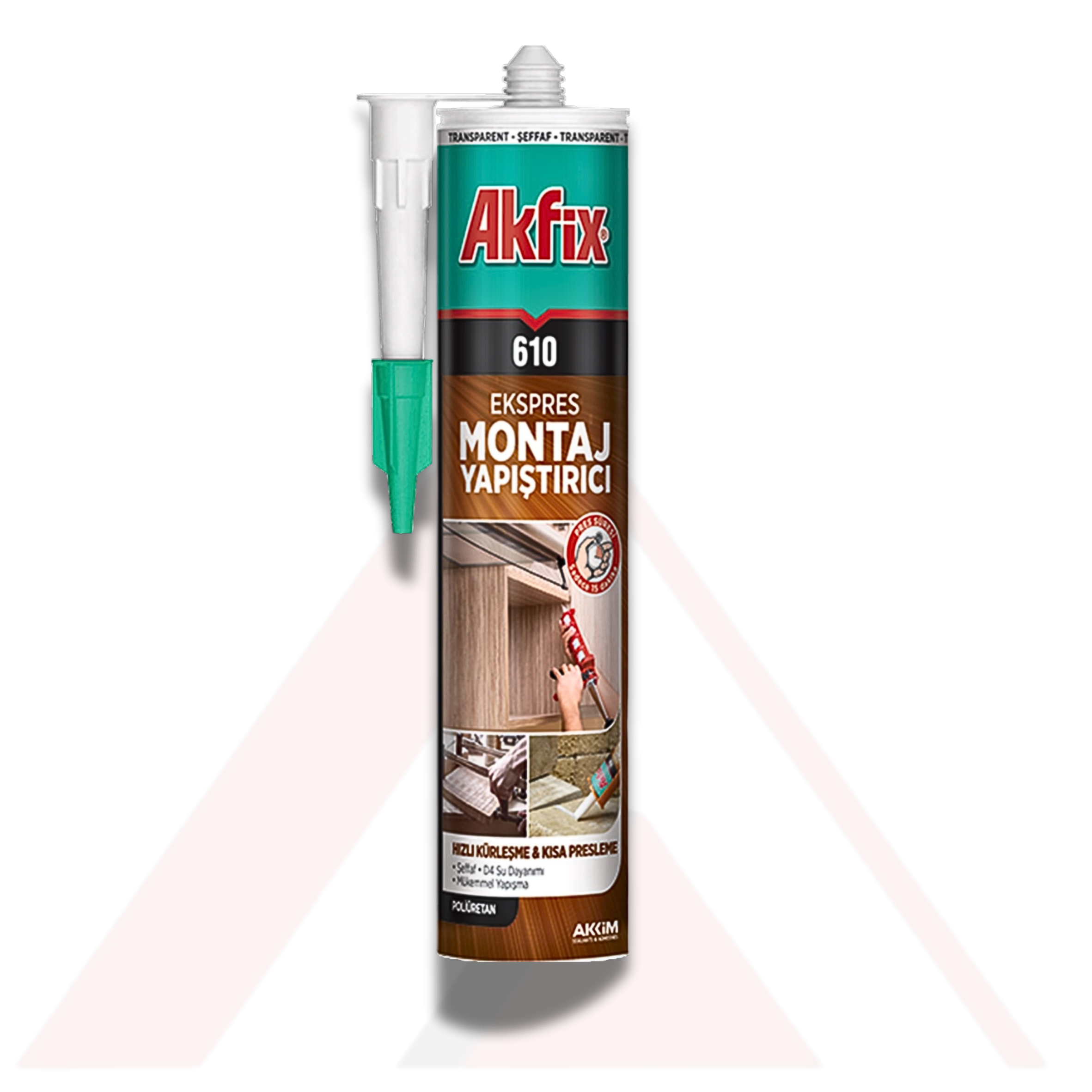 AKFİX EKSPRES MONTAJ YAPIŞTIRICI SIVI ÇİVİ 310 ML (12 Lİ KOLİ) 