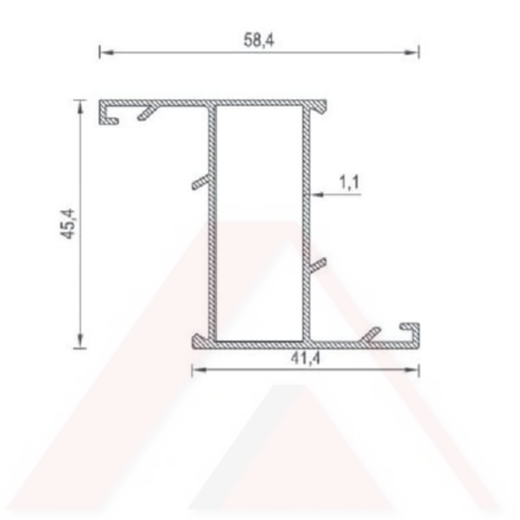 ALDOKS ÇEYREK SERİ KANAT (DAR PENCERE KANADI)