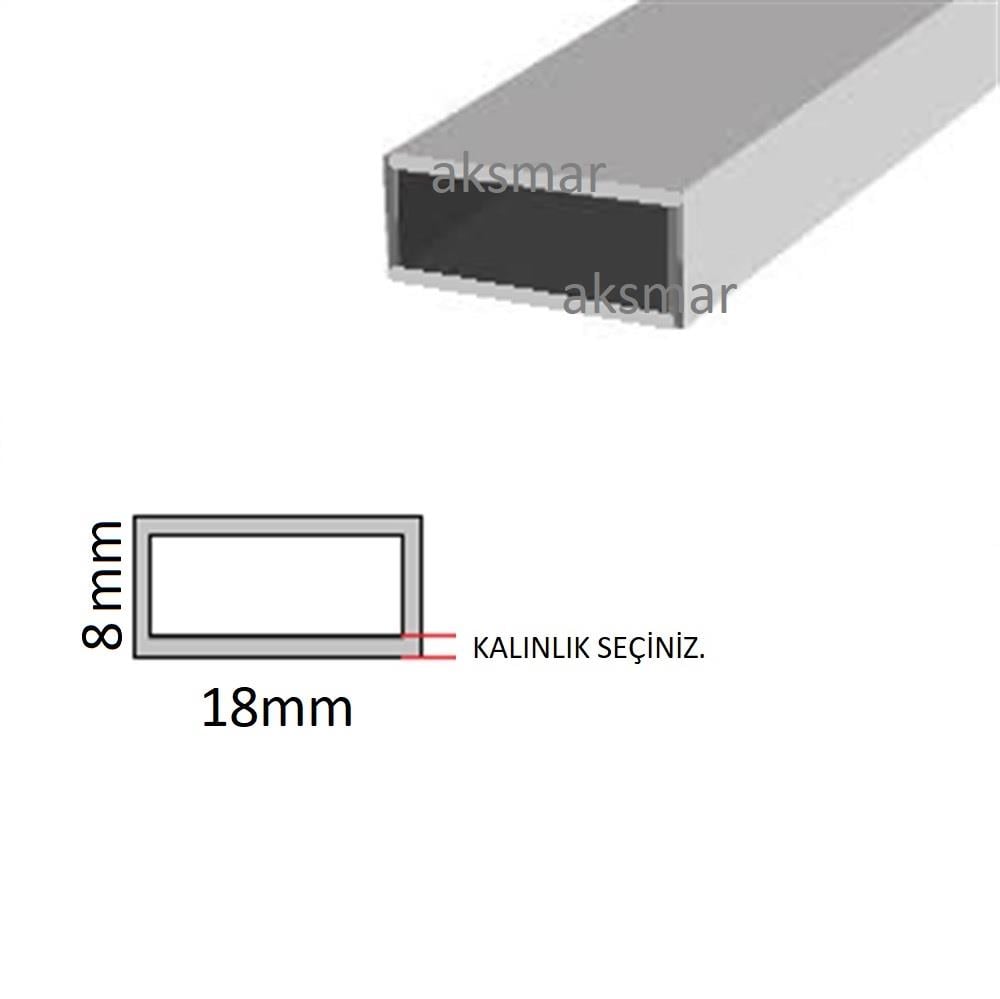 Aluminyum Kutu Profil 18x8