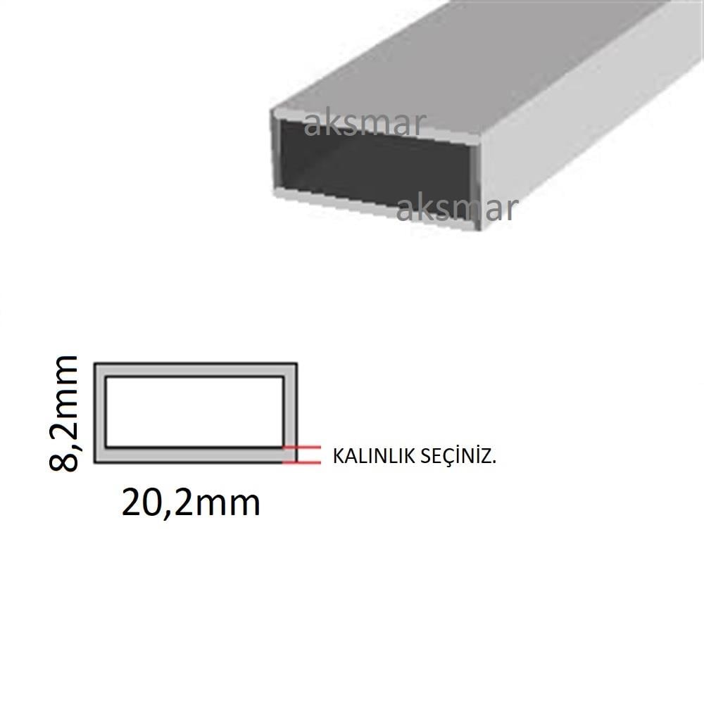 Aluminyum Kutu Profil 20,2x8,2