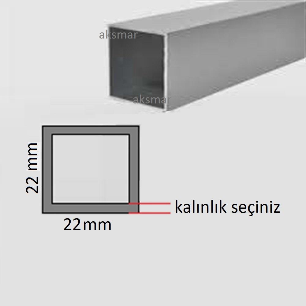 Aluminyum Kutu Profil 22x22