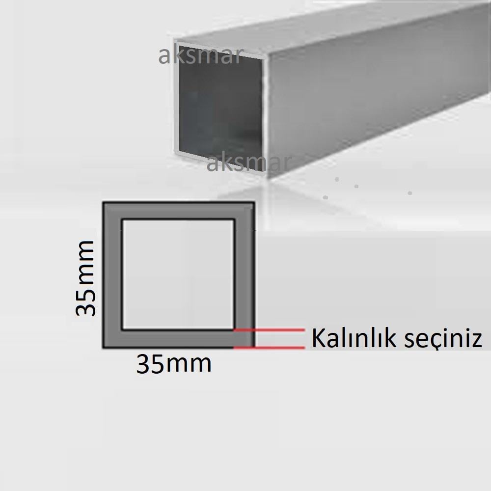 Aluminyum Kutu Profil 35x35