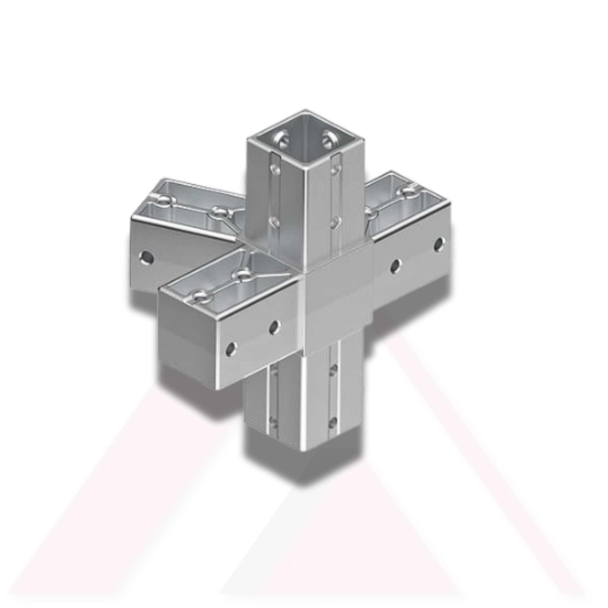 BEŞ YÖNLÜ 45 DERECE AÇILI ARA BAĞLANTI ALUMİNYUM DÖKÜM 