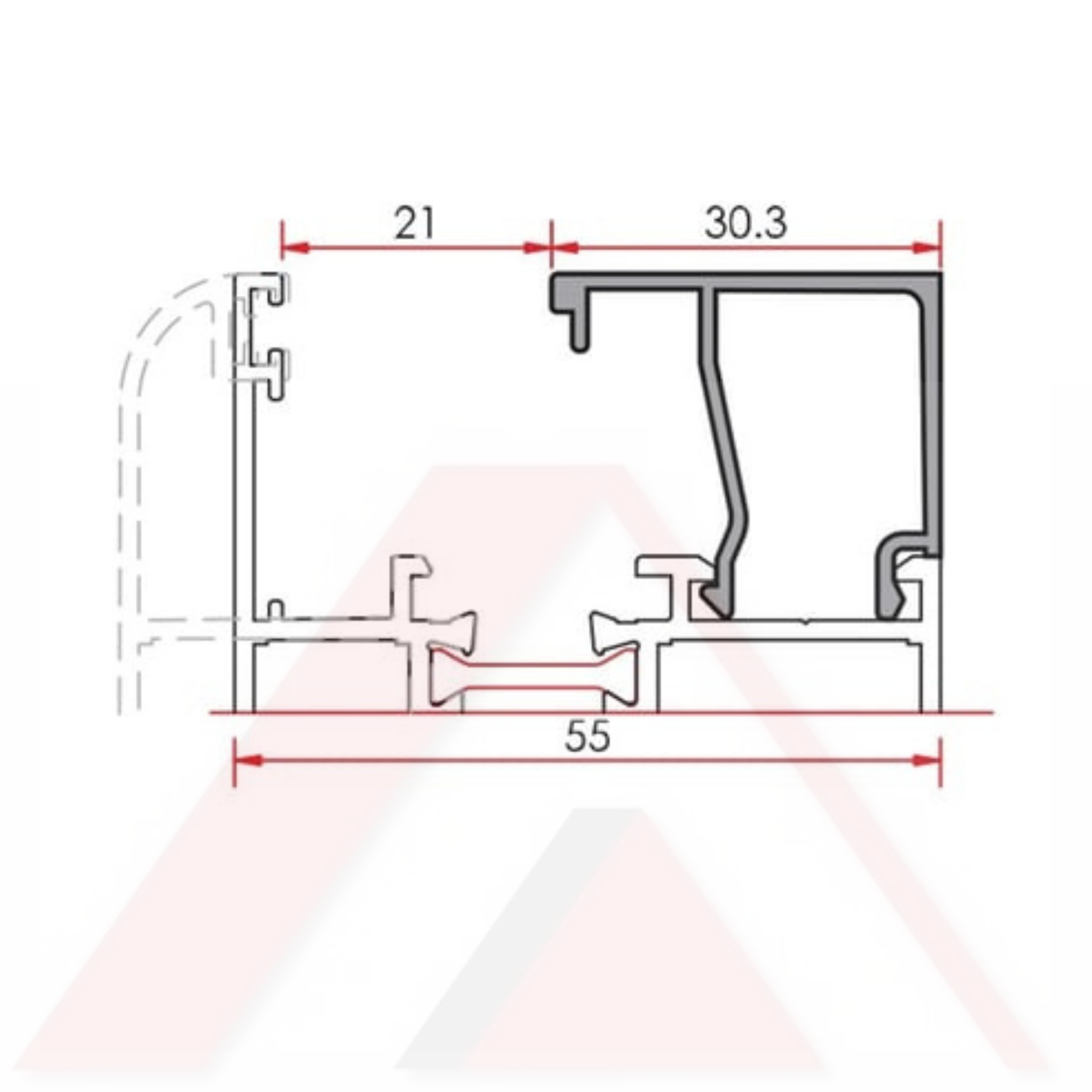 CAM ÇITASI 30,3 mm 