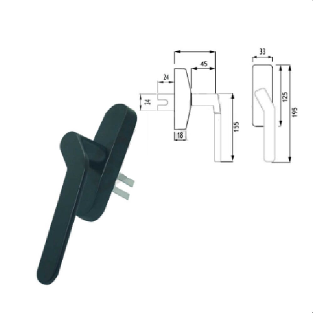 CEPHE KOLU KIVRIK ÇATAL TEK DİLLİ  SAĞ