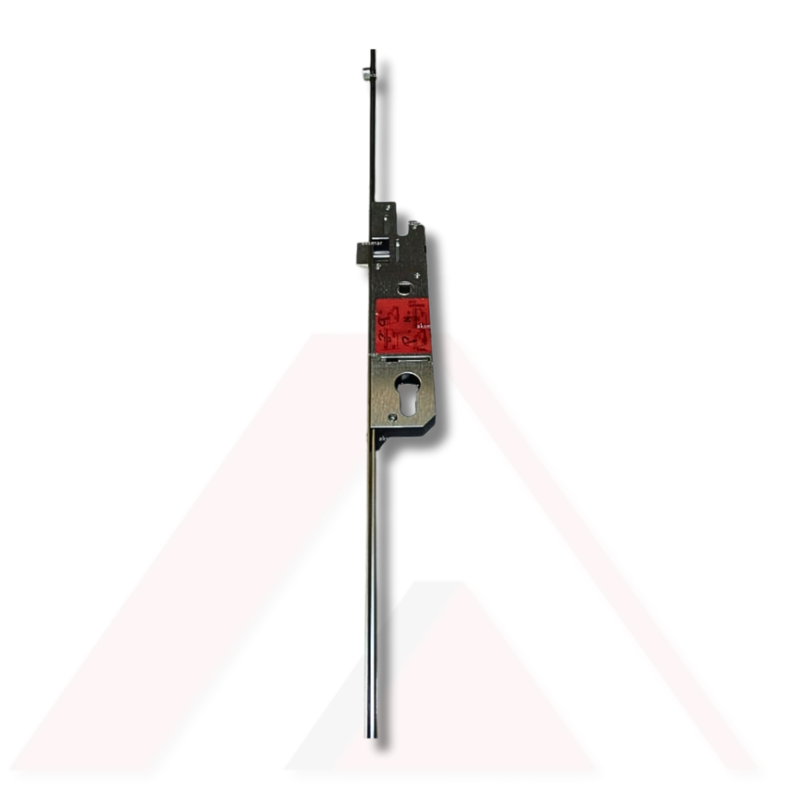 CYGNUS KİLİTLİ KAPI İSPANYOLETİ DÜZ PİMLİ  28x85mm KOLDAN TAHRİKLİ