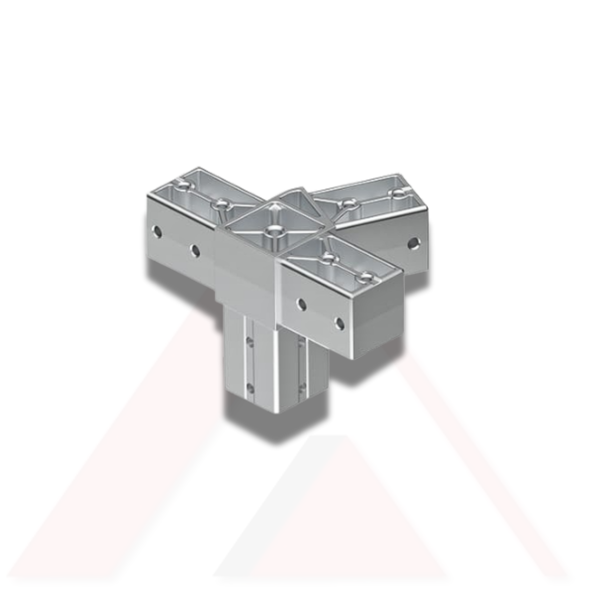 DÖRT YÖNLÜ 45 DERECE AÇILI ARA BAĞLANTI ALUMİNYUM DÖKÜM 