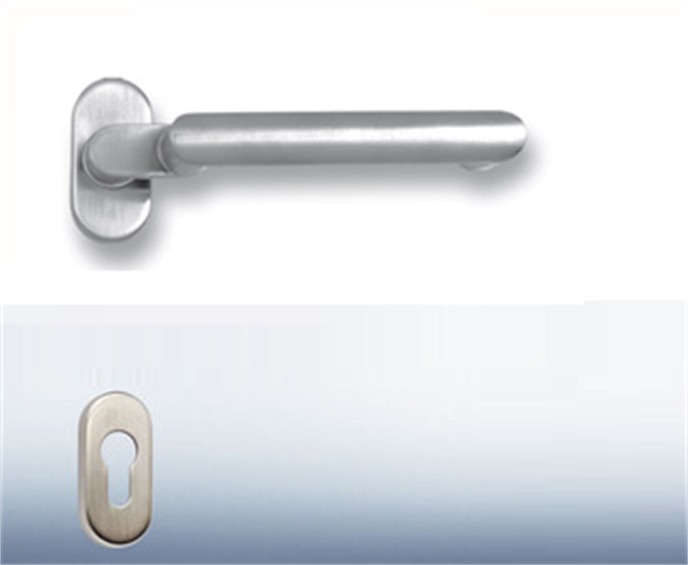 FORTE EĞİK PASLANMAZ KAPI KOLU ROZETLİ