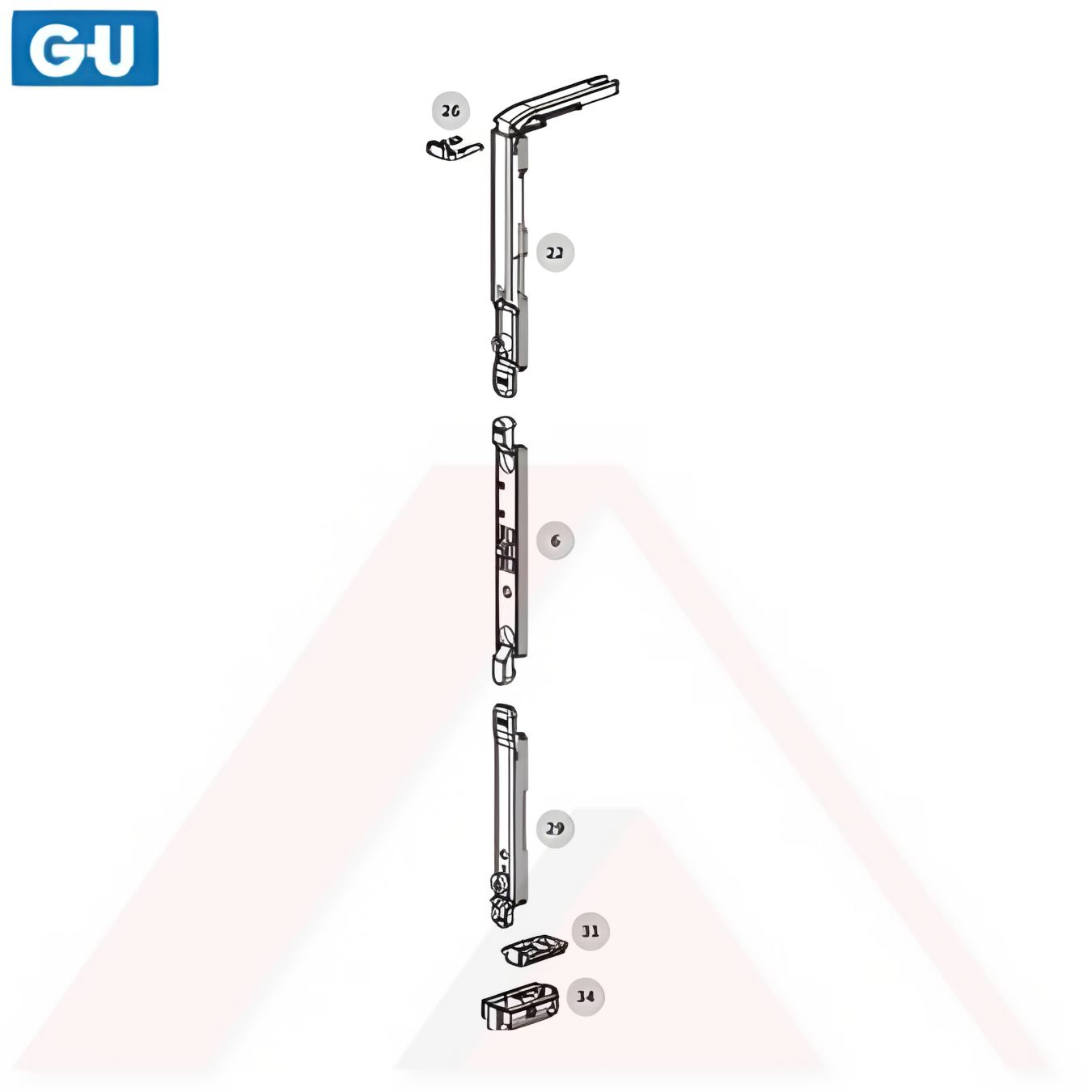 G-U ALU-JET KİLİTLEME TAKIMI HATALI KULLANIM EMNİYETSİZ