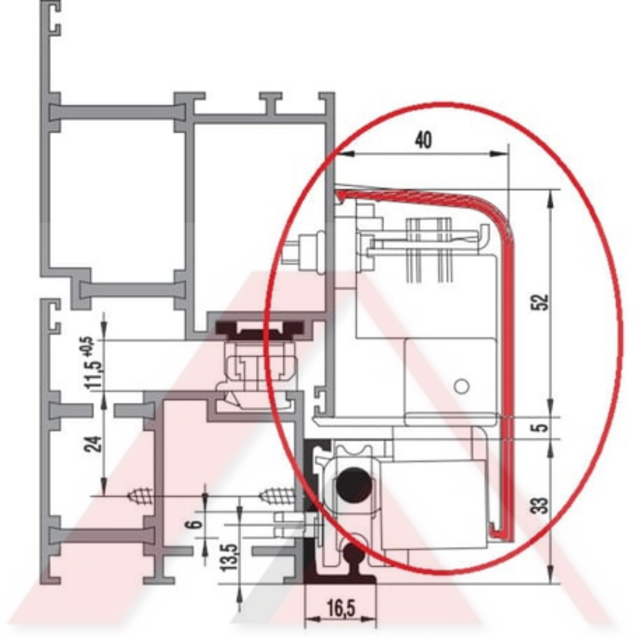 G-U PARALEL SÜRME ALUMİNYUM KAPAK 968/150