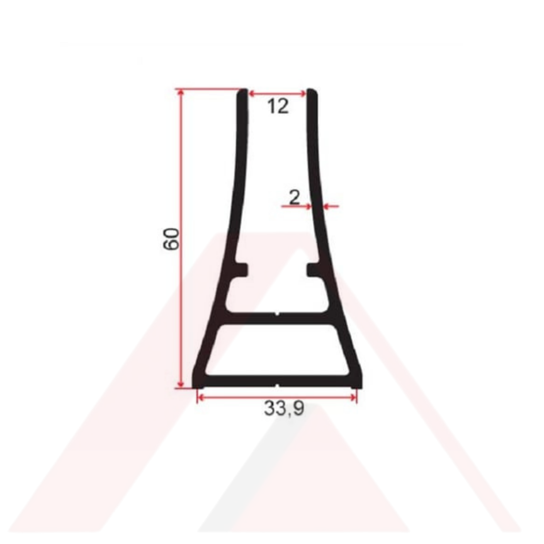 GEMİCİ PROFİLİ 12 mm