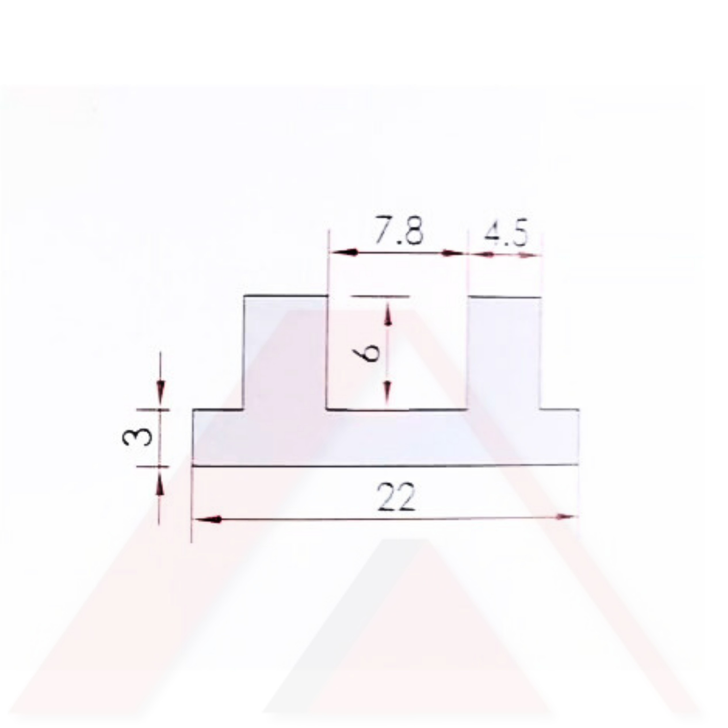 GEVREKÇİ DOLABI ALT RAY PROFİLİ