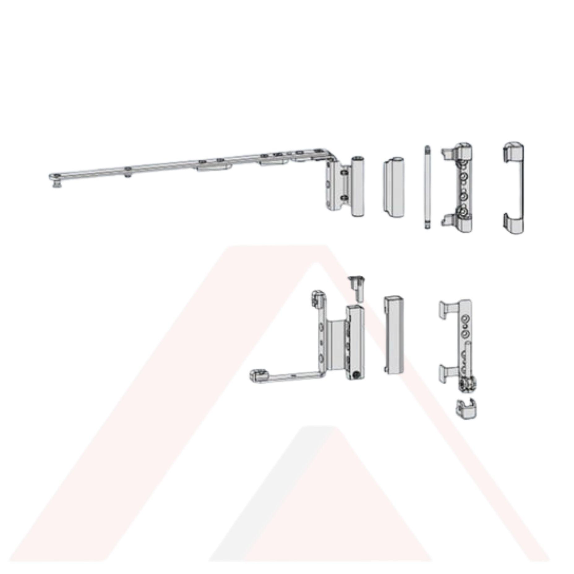 Gu Unijet S Menteşeli Ahşap için Çift Açılım Takım