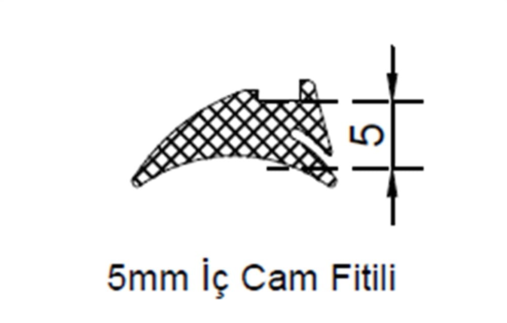 İç Cam Fitili 5 mm