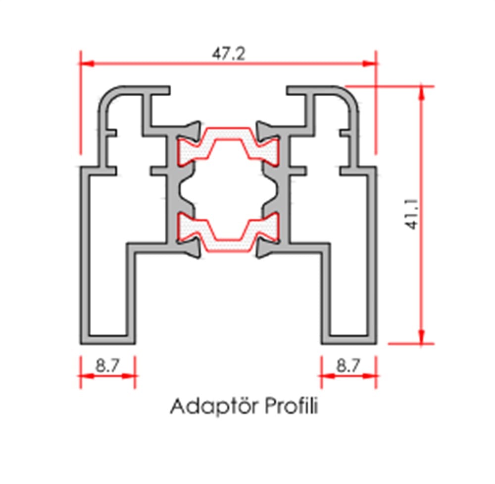 KALDIRSÜR ALIN ALINA ADAPTÖR PROFİLi