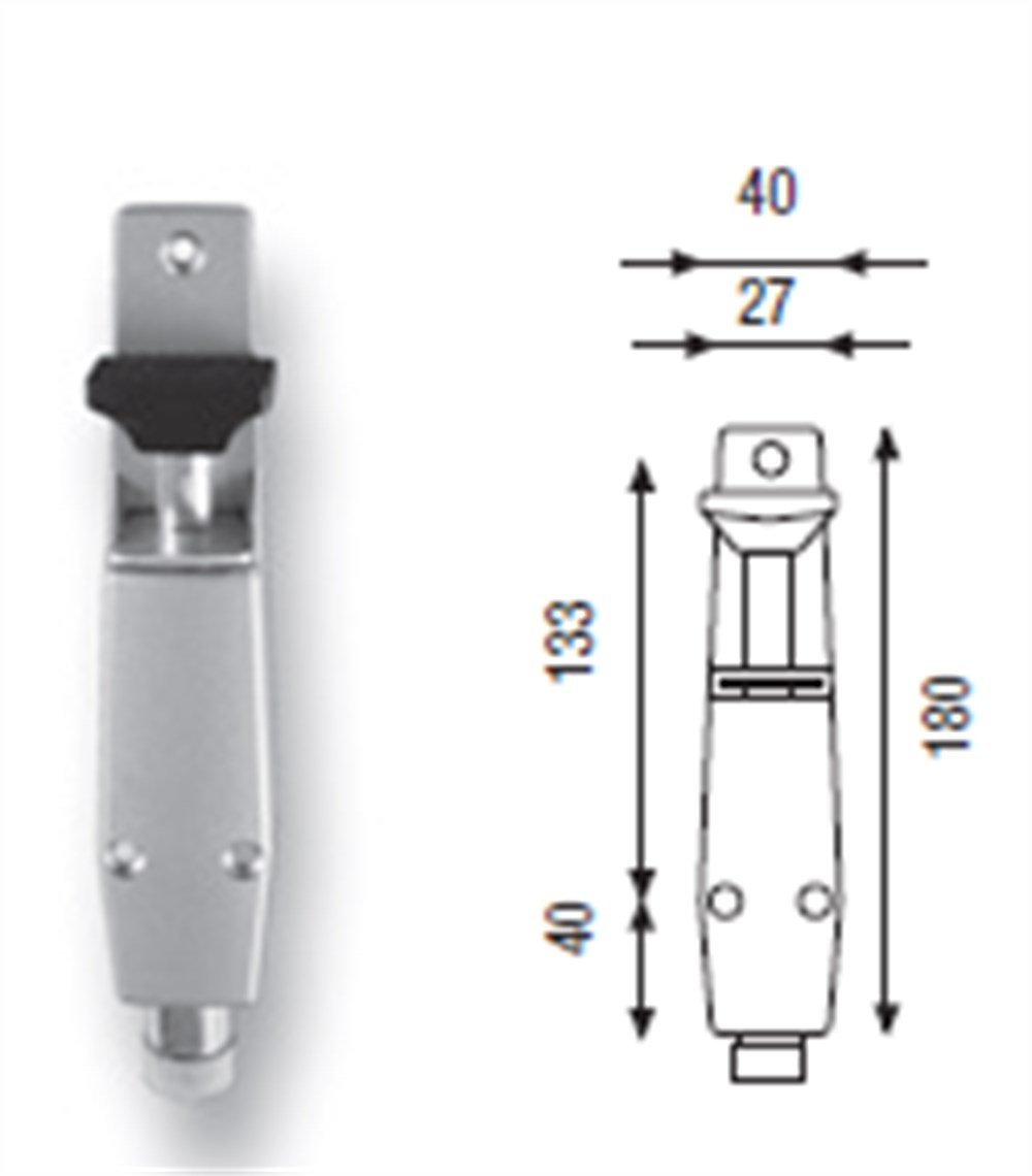 Kapı Kanadı Basmalı Stoper Orta