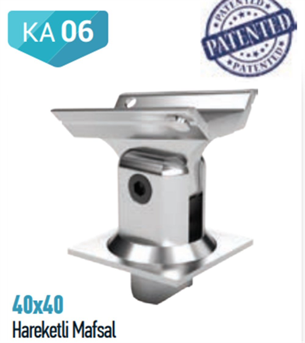 40X40 HAREKETLİ MAFSAL KARE KORKULUKLAR İÇİN