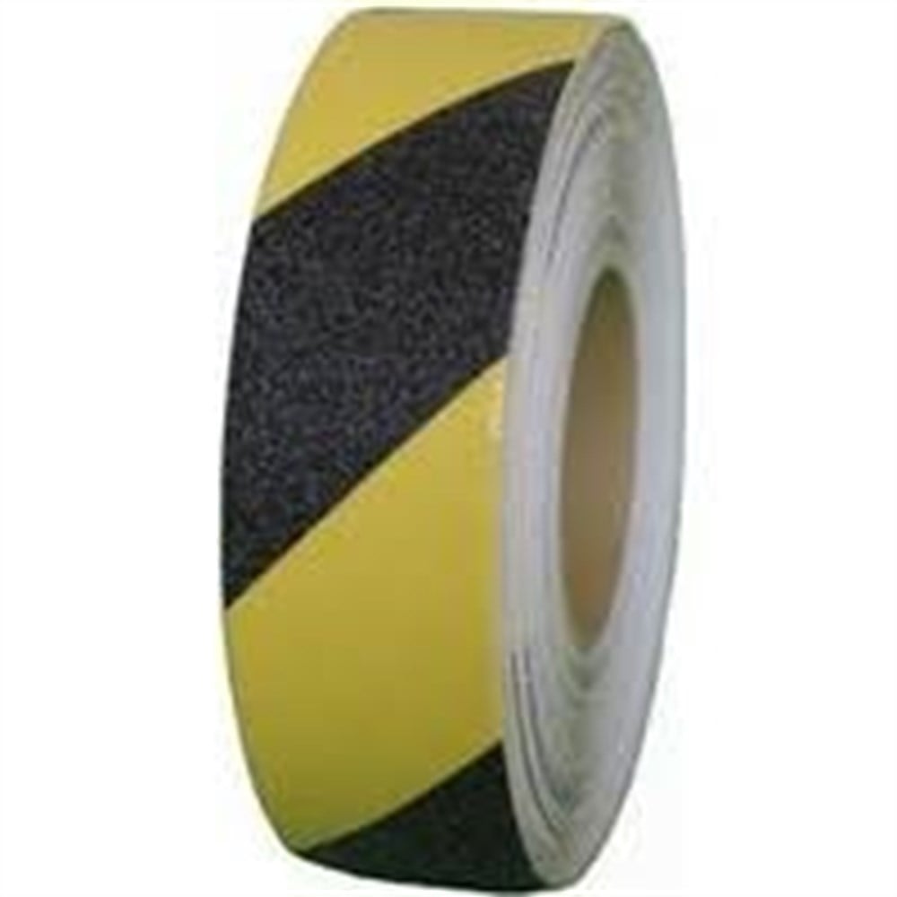 MERDİVEN KAYDIRMAZ BANT SARI-SİYAH 25 mm-15 m