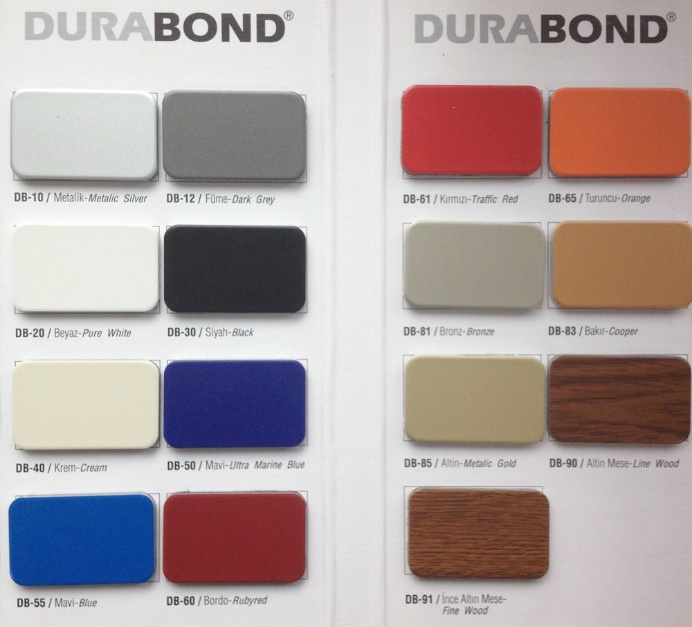 ALUMİNYUM KOMPOZİT PANEL DURABOND DB10