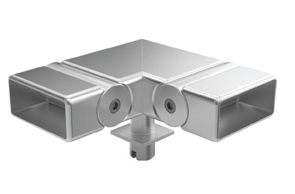 KARE KÜPEŞTE 80X30 ÇİFT HAREKETLİ MAFSALLI DİRSEK 